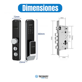 CERRADURA INTELIGENTE T7I VIDEO DOORBELL